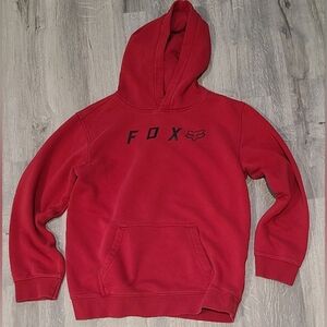 Fox Red Hoodie with Logo